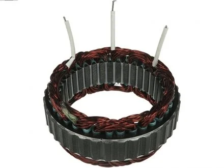 Статор генератора HI, CG132442, 12V-60A (95.0*128.0*26.0) на 3 виходи AS-PL AS2008 (фото 1)