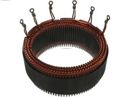 Фото статор генератора MI 12V-185A, (106.30*1 36.00*33.40) do A5332,A3TX0481 AS-PL AS5050S Статор генератора MI 12V-185A, (106.30*1 36.00*33.40) do A5332,A3TX0481 AS-PL AS5050S