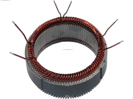 Статор генератора ND 12V-150A (100.0*128.0*32.0) до CA1931 намотана шиною AS-PL AS6006