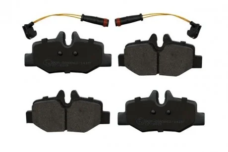 Гальмівні колодки диск. задн.Vito,Viano 03- (сіс.BOSCH) ASAM 71738 (фото 1)