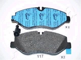 Тормозные колодки, дисковый тормоз (набор) ASHIKA 5001117