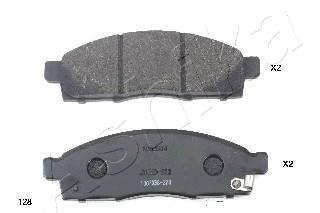 Тормозные колодки, дисковый тормоз (набор) ASHIKA 5001128