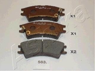 Тормозные колодки, дисковый тормоз (набор) ASHIKA 5005583