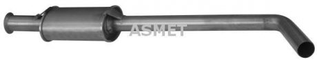 Глушитель системы выпуска (средний) ASMET 10080