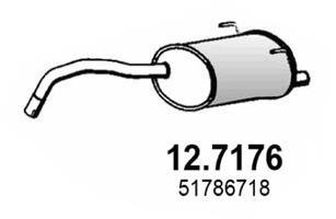 Глушник вихлопних газів (кінцевий) ASSO 127176