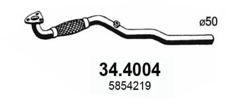 Труба вихлопного газу ASSO 344004