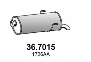 Глушник вихлопних газів (кінцевий) ASSO 367015