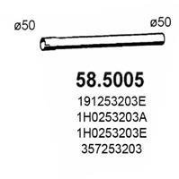Труба вихлопного газу ASSO 585005