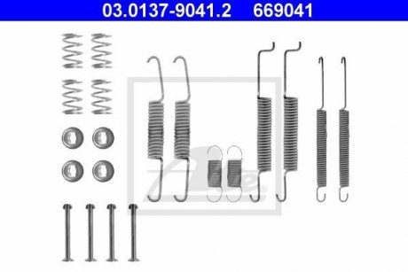 Комплектующие для тормозных колодок (6R0698545A+6R ATE 03013790412