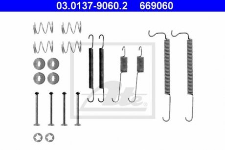 Монтажний набір колодки ATE 03013790602