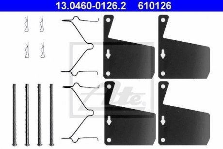 Тормозные колодки (монтажный набор) ATE 13046001262 (фото 1)
