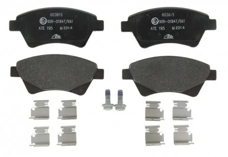 Фото тормозные колодки, дисковые ATE 13046038152 Тормозные колодки, дисковые ATE 13046038152