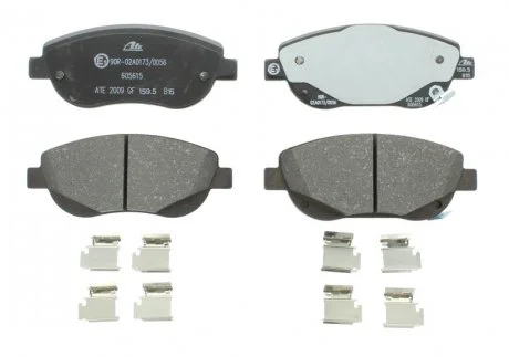 Фото гальмівні колодки, дискові ATE 13046056152 Гальмівні колодки, дискові ATE 13046056152