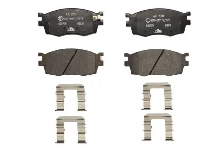 Тормозные колодки, дисковый тормоз (набор) ATE 13046057792