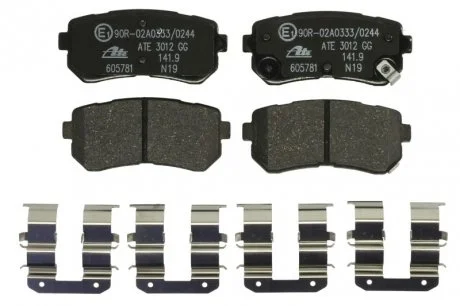 Тормозные колодки, дисковые ATE 13046057812