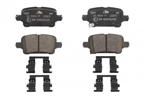 Фото тормозные колодки, дисковые ATE 13047026152 Тормозные колодки, дисковые ATE 13047026152