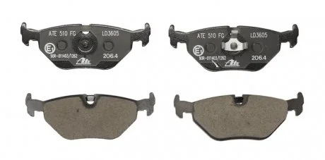 Тормозные колодки, дисковые ATE 13047036052