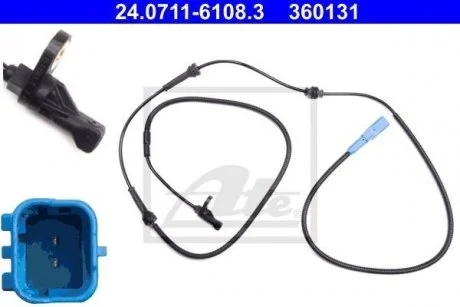 Фото датчик ABS ATE 24071161083 Датчик ABS ATE 24071161083
