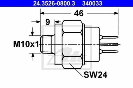 Фото вимикач, ліхтар сигналу ATE 24352608003 Вимикач, ліхтар сигналу ATE 24352608003