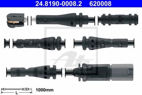 Датчик зносу гальмівних колодок ATE 24819000082