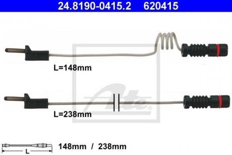 Датчик износа тормозных колодок ATE 24819004152