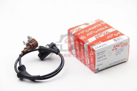 Фото датчик ABS задн Лів NISSAN X-TRAIL I 2.0/2.2D/2.5 07.01-01.13 AUTLOG AS4279 Датчик ABS задн Лів NISSAN X-TRAIL I 2.0/2.2D/2.5 07.01-01.13 AUTLOG AS4279
