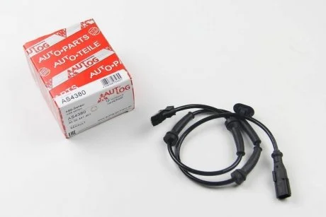Датчик ABS передн Лів/Прав RENAULT KANGOO BE BOP, KANGOO EXPRESS, KANGOO II 1.2-Electric 02.08- AUTLOG AS4380
