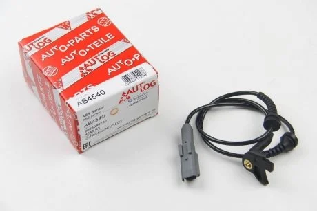 Фото датчик ABS передн Лів/Прав CITROEN C4, C4 I, C4 II, DS4, DS5 PEUGEOT 3008 I, 307, 308, 308 I, 5008, RCZ TOYOTA COROLLA 1.2-2.0D 10.82- AUTLOG AS4540 Датчик ABS передн Лів/Прав CITROEN C4, C4 I, C4 II, DS4, DS5 PEUGEOT 3008 I, 307, 308, 308 I, 5008, RCZ TOYOTA COROLLA 1.2-2.0D 10.82- AUTLOG AS4540