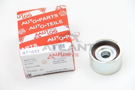 Ролик натяжной Tucson/Sportage 2.0CRDi 04- AUTLOG RT1633