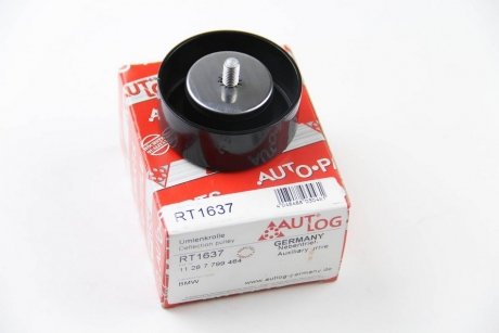 Фото ролик ременя генератора направляючий BMW 3/5 03- AUTLOG RT1637 Ролик ременя генератора направляючий BMW 3/5 03- AUTLOG RT1637