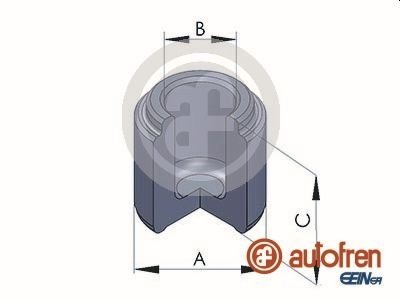 Поршень цилиндра суппорта AUTOFREN D025118 (фото 1)