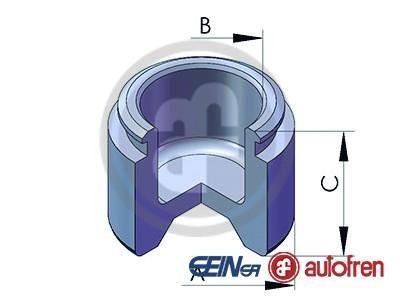 Поршень гальмівного супорта AUTOFREN D025345