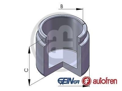 Поршень тормозного суппорта AUTOFREN D025415 (фото 1)