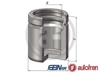 Поршень тормозного суппорта FORD P. FIESTA/KA 95-08 AUTOFREN D025507