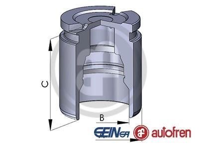 Поршень тормозного суппорта AUTOFREN D025605 (фото 1)