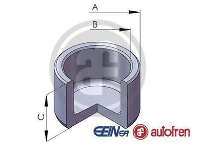 Поршень тормозного суппорта AUTOFREN D025714 (фото 1)