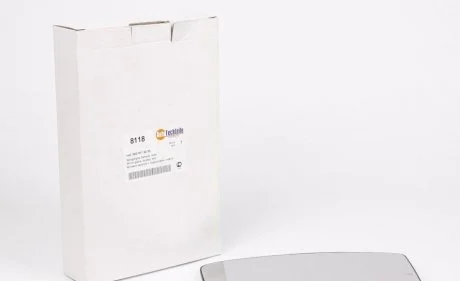 Вставка зеркала верхняя с подогревом левая кругл.крепеж AUTOTECHTEILE 1008118