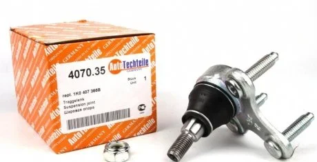 Фото опора кульова (передня/знизу) Caddy 04-/Golf V/Octavia Пр. AUTOTECHTEILE 340 7035 Опора кульова (передня/знизу) Caddy 04-/Golf V/Octavia Пр. AUTOTECHTEILE 340 7035