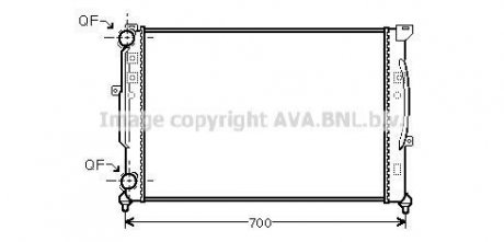 Радіатор, охолодження двигуна AVA QUALITY COOLING AVA COOLING AI2189