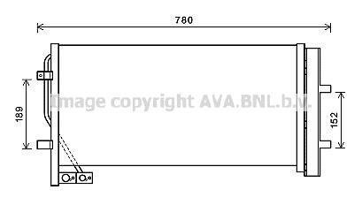 Радіатор кондиціонера AVA QUALITY COOLING AVA COOLING AI5382D