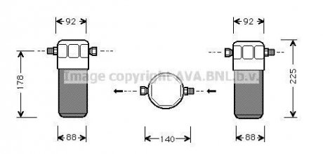 Осушитель кондиционера AVA COOLING AID154