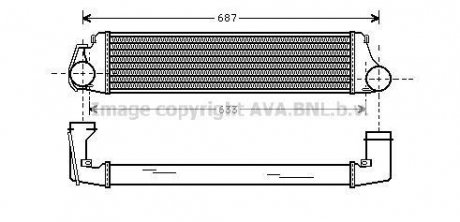 Інтеркулер QUALITY COOLING AVA COOLING BW4207 (фото 1)