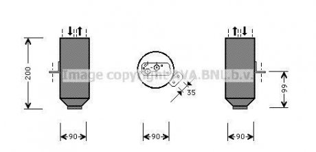 Осушувач кондиціонера AVA QUALITY COOLING AVA COOLING BWD217