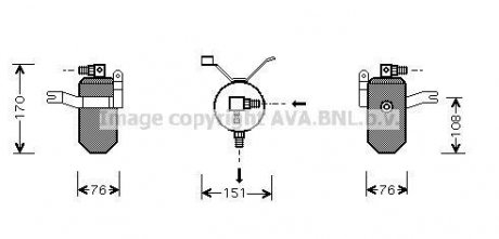 Осушувач кондиціонера AVA QUALITY COOLING AVA COOLING CND184