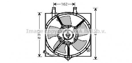 Вентилятор, охлаждение двигателя AVA QUALITY COOLING AVA COOLING DN7510