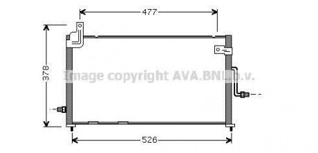 Радіатор кондиціонера AVA COOLING DW5044