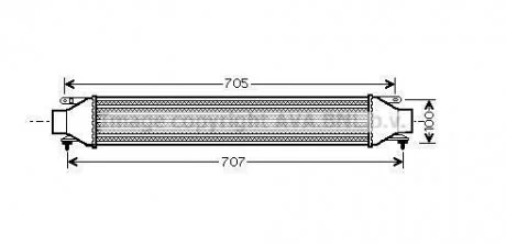 Охолоджувач наддувального повітря AVA COOLING FT4321
