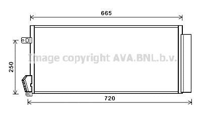 Радиатор кондиционера AVA AVA COOLING FTA5396D