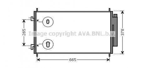 Радіатор кондиціонера AVA COOLING HD5214D