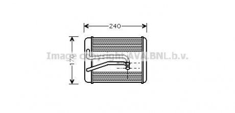 Радіатор пічки AVA QUALITY COOLING AVA COOLING HY6119